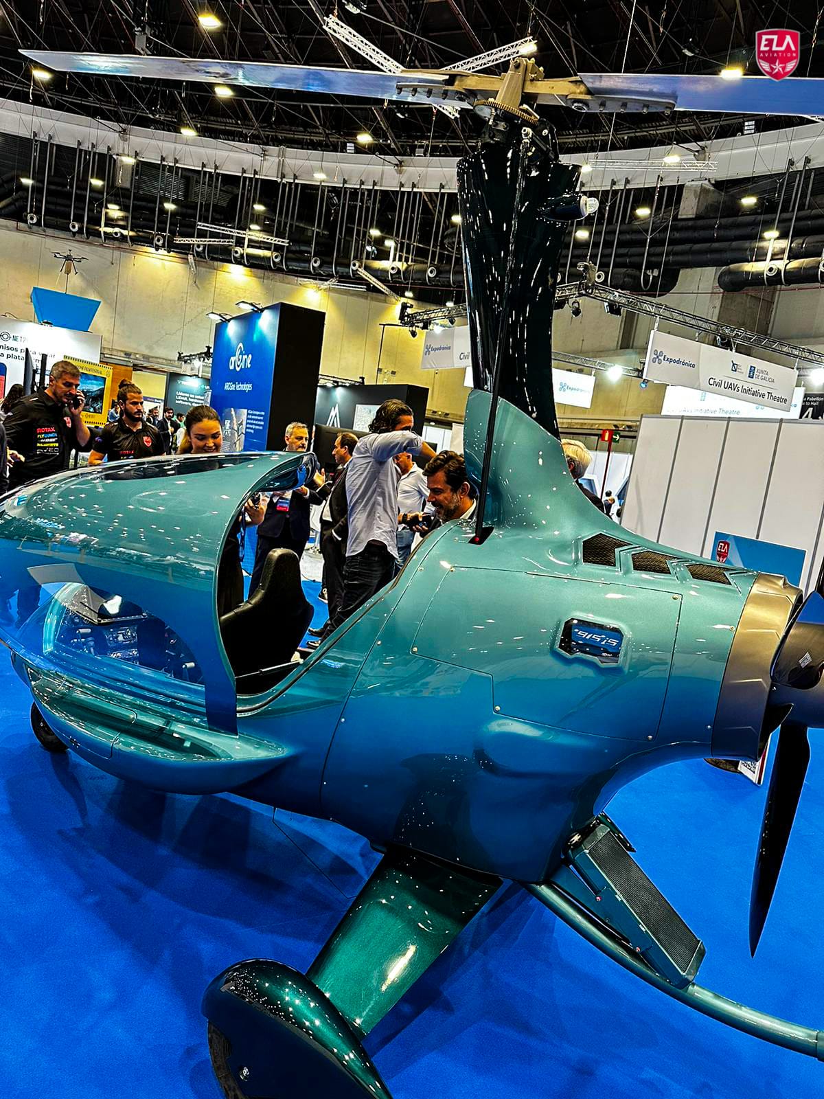ELA Aviación deslumbra en IFEMA con su revolucionario autogiro Eclipse EVO